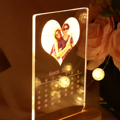 Customized Led Calendar gift for marriage