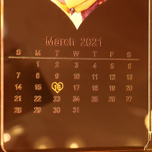 Customized Led Calendar gift for marriage