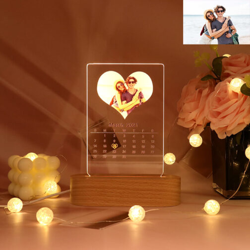 Customized Led Calendar gift for marriage