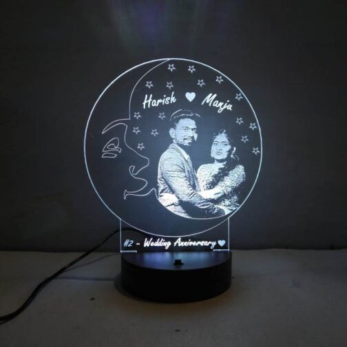 Apna Photo Moon Led Lamp