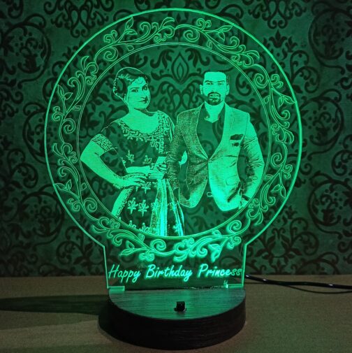 Customized personlized photo illusion lamp