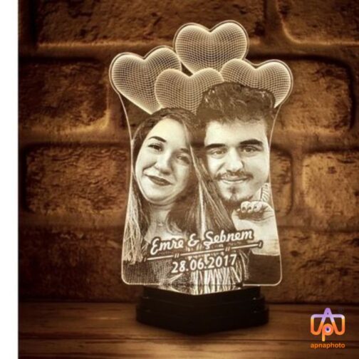 Customized3D illusion photo lamp