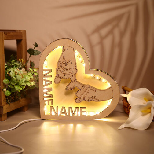 Apna Photo customized Couples Name lamp