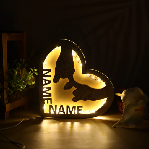 Apna Photo customized Couples Name lamp