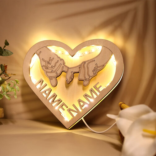 Apna Photo customized Couples Name lamp