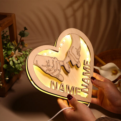 Apna Photo customized Couples Name lamp