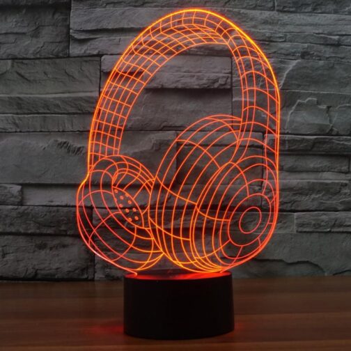 apna photo 3D illusion lamp headphone