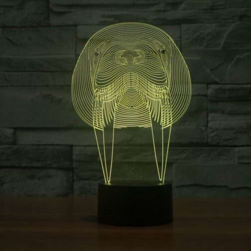 customized personalized 3d illusion led lamp