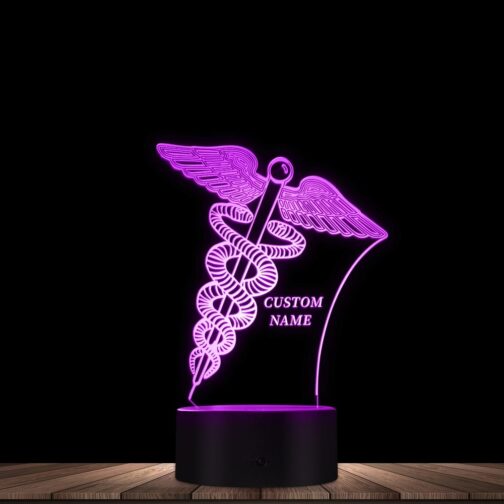 customized personalized 3d illusion led lamp