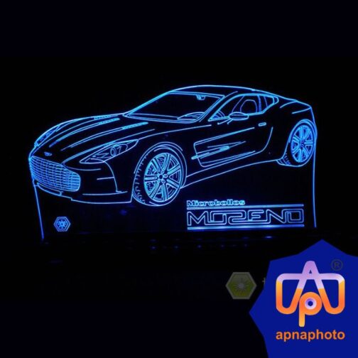 customized personalized 3d illusion led lamp