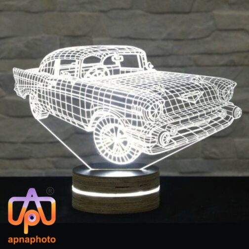 customized personalized 3d illusion led lamp