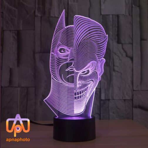 customized personalized 3d illusion led lamp