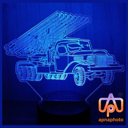 customized personalized 3d illusion led lamp