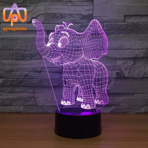 customized personalized 3d illusion led lamp