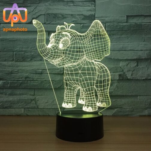 customized personalized 3d illusion led lamp