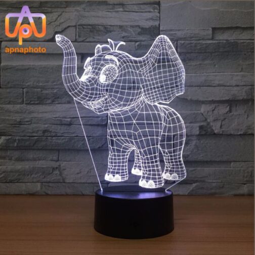 customized personalized 3d illusion led lamp