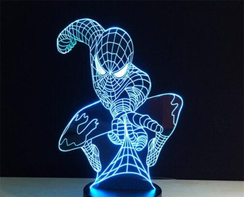 apna photo 3d Illusion lamp spiderman