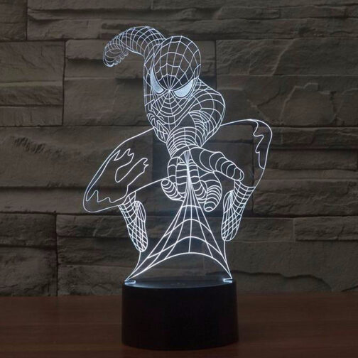 apna photo 3d Illusion lamp spiderman