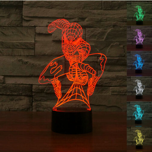 apna photo 3d Illusion lamp spiderman