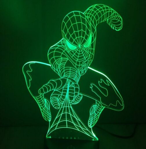 apna photo 3d Illusion lamp spiderman