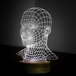 customized personalized 3d illusion led lamp