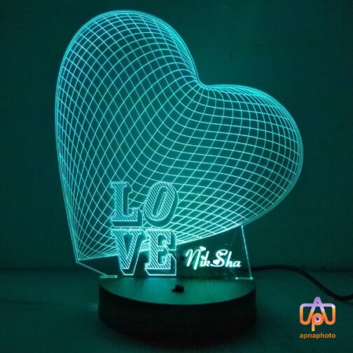 customized 3d illusion led lamp