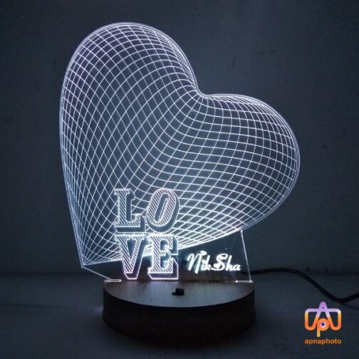 customized 3d illusion led lamp