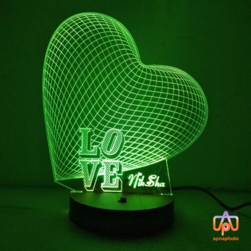 customized 3d illusion led lamp