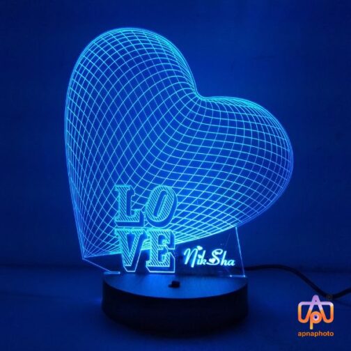 customized 3d illusion led lamp