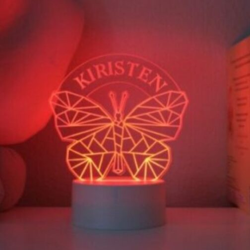 customized personalized 3d illusion led lamp