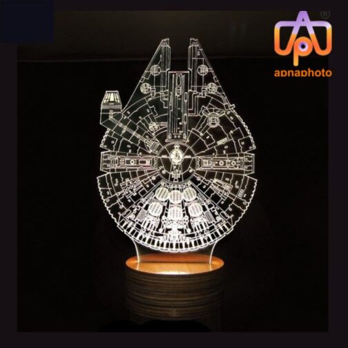 customized personalized 3d illusion led lamp