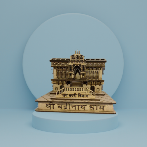 Badrinath Dham Replica Wooden