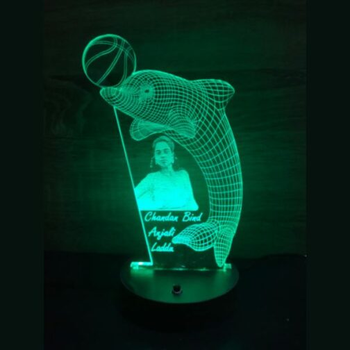 customized personalized 3d illusion photo led lamp gift