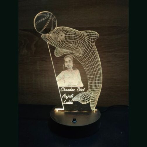 customized personalized 3d illusion photo led lamp gift