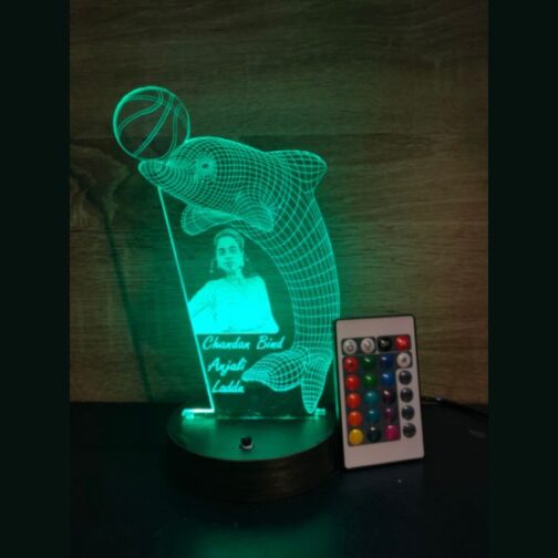 customized personalized 3d illusion photo led lamp gift