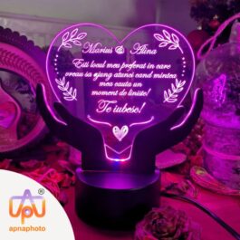 customized personalized 3d illusion led lamp