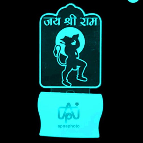 Customized Hanuman ji plug lamp