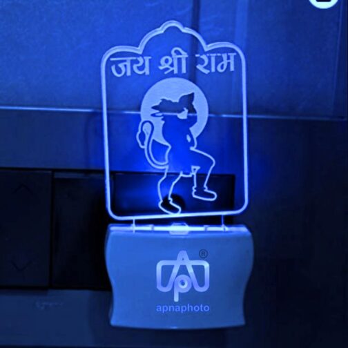 Customized Hanuman ji plug lamp