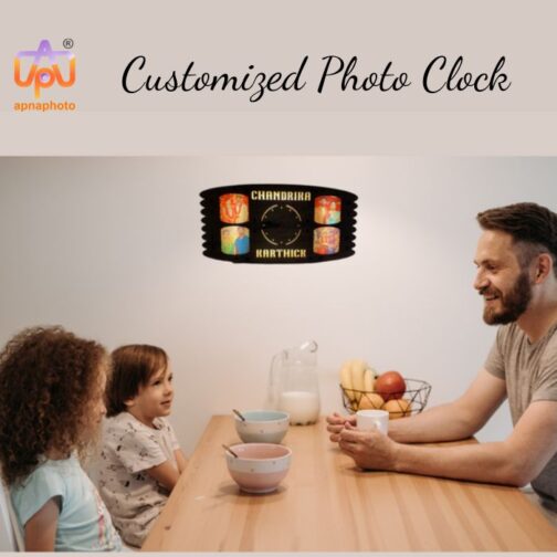 Customized photo clock