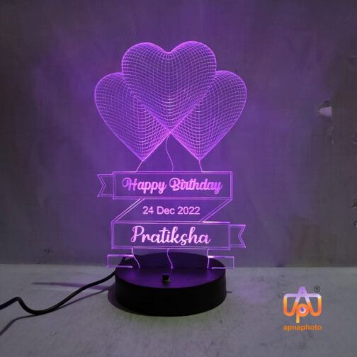 customized 3d illusion led lamp