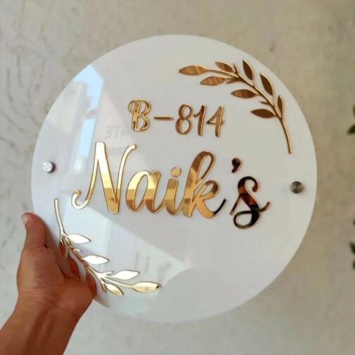 Acrylic name plate