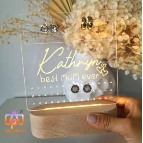 Customize earing holder Lamp with LED Light