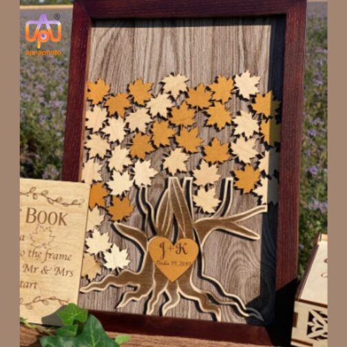 Customized tree wedding Guest book