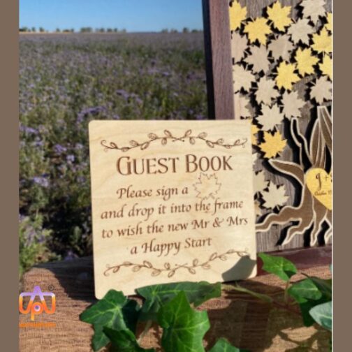 Customized tree wedding Guest book