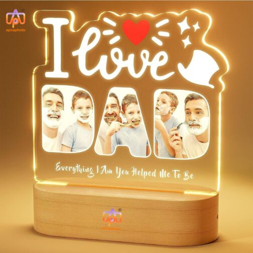 customized 3d illusion photo led lamp