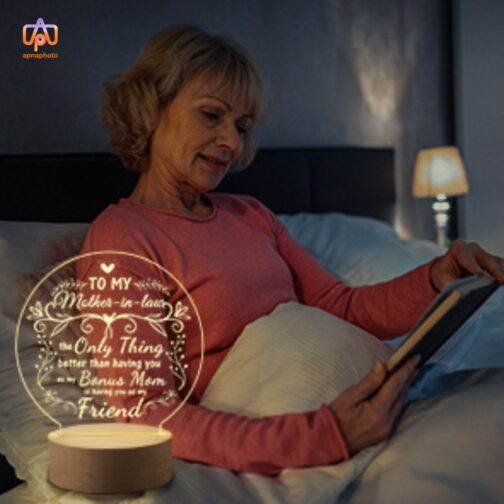 customized gifts for mother in law with 16 multicolor lights