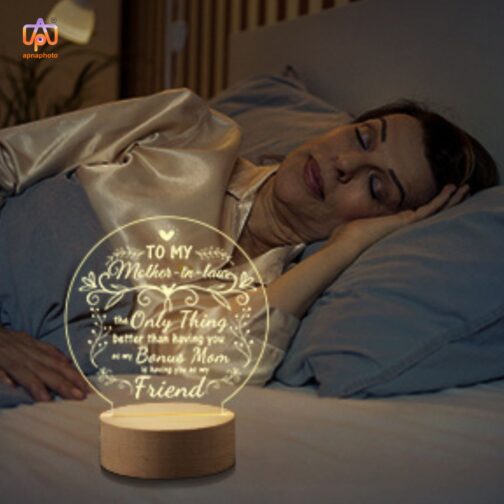 customized gifts for mother in law with 16 multicolor lights