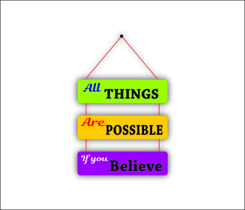 apna photo wall hanging All Things Are Possible