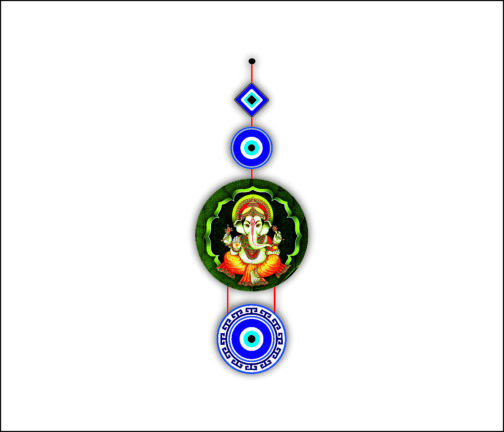 apna photo wall hanging Evil Eye Ganesh