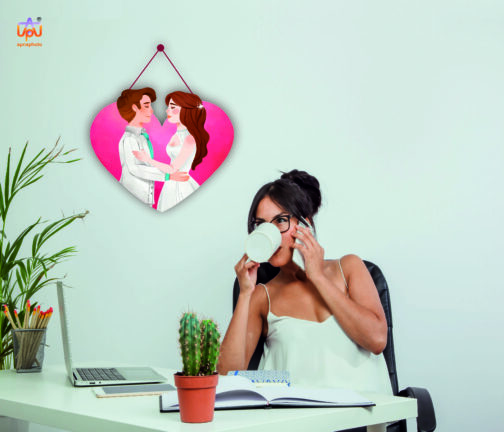 apna photo wall hanging Heart Couple